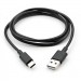 Vinga Дата кабель USB 2.0 AM to Type-C PVC 1m black Vinga (VCPDCTC1BK)