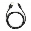 Vinga Дата кабель USB 2.0 AM to Type-C PVC 1m black Vinga (VCPDCTC1BK)