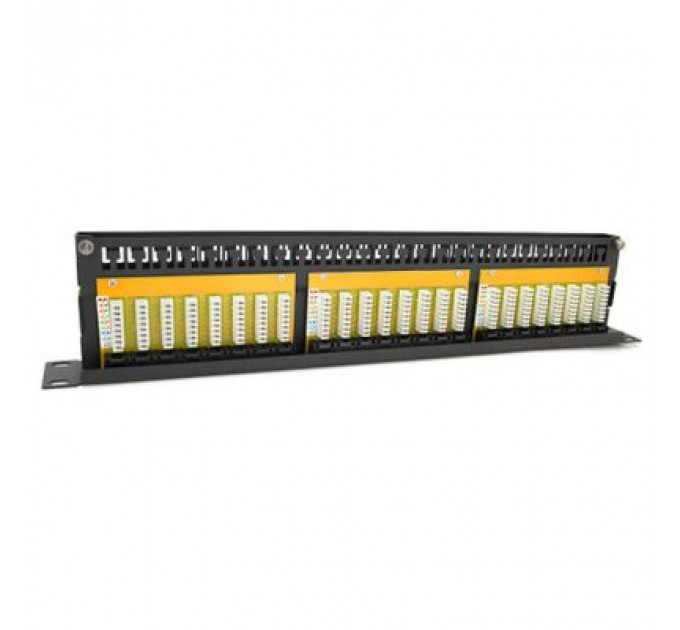 Патч-панель 19" 48xRJ-45 UTP cat. 6, DUAL type, 1U Ritar (RT-2264-CAT.6)
