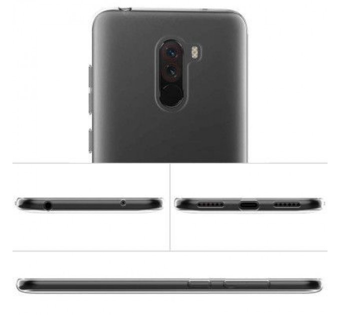 Чохол до мобільного телефона Laudtec для Xiaomi Pocophone F1 Clear tpu (Transperent) (LC-XPF1)