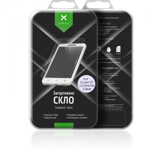 Vinga Скло захисне Vinga для Doogee S30 (VTPGS-DS30)