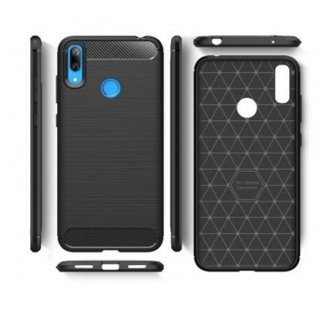 Laudtec Чохол до мобільного телефона Laudtec для Huawei Y7 2019 Carbon Fiber (Black) (LT-HY72019B)