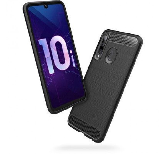 Чохол до мобільного телефона Laudtec для Huawei P Smart 2019 Carbon Fiber (Black) (LT-PST19)