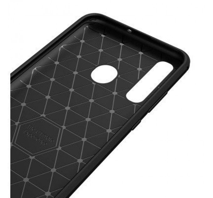 Чохол до мобільного телефона Laudtec для Huawei P Smart 2019 Carbon Fiber (Black) (LT-PST19)