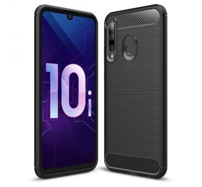 Чохол до мобільного телефона Laudtec для Huawei P Smart 2019 Carbon Fiber (Black) (LT-PST19)