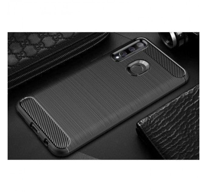 Чохол до мобільного телефона Laudtec для Huawei P Smart 2019 Carbon Fiber (Black) (LT-PST19)
