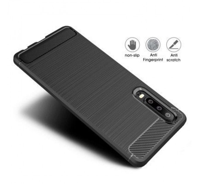 Laudtec Чохол до мобільного телефона Laudtec для Huawei P30 Carbon Fiber (Black) (LT-P30B)