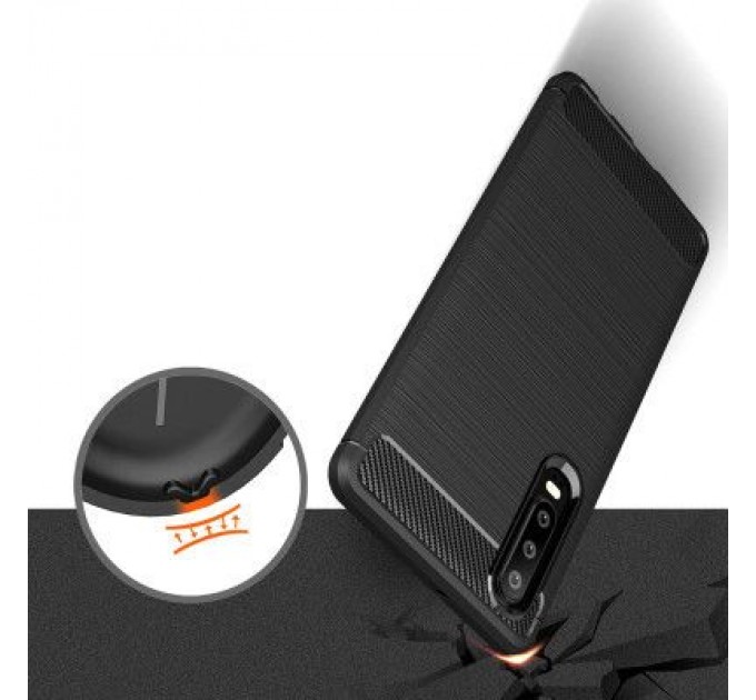 Laudtec Чохол до мобільного телефона Laudtec для Huawei P30 Carbon Fiber (Black) (LT-P30B)