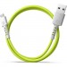 Pixus Дата кабель USB 2.0 AM to Micro 5P 1.0m Soft white/lime Pixus (4897058531176)