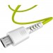 Pixus Дата кабель USB 2.0 AM to Micro 5P 1.0m Soft white/lime Pixus (4897058531176)