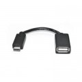 REAL-EL Дата кабель OTG USB 2.0 AF to Type-C 0.1m REAL-EL (EL123500030)