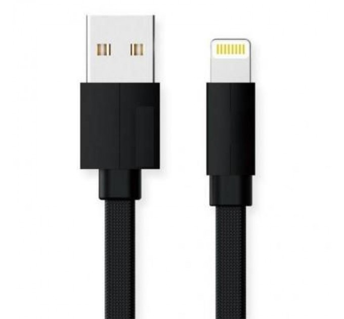 REAL-EL Дата кабель USB 2.0 AM to Lightning 1.0m Premium black REAL-EL (EL123500034)