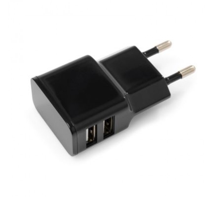 Vinga Зарядний пристрій Vinga 2 Port USB Wall Charger 2.1A (VCPWCH2USB2ABK)