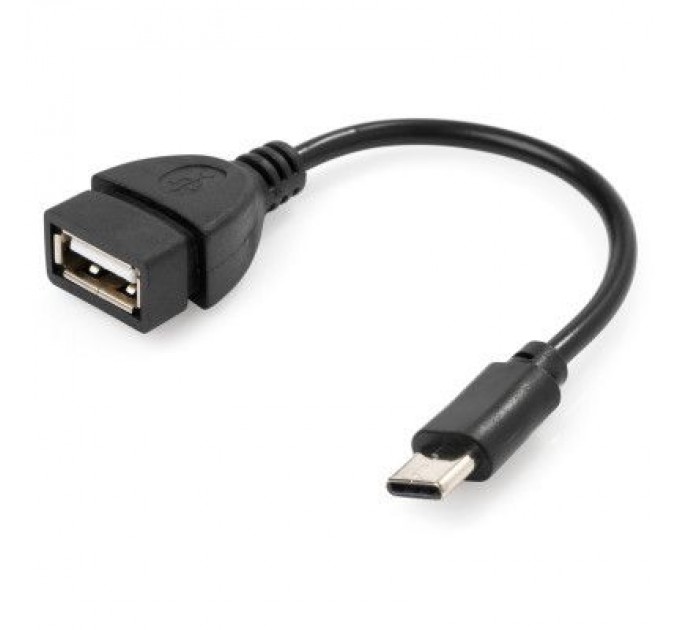 Vinga Дата кабель OTG USB 2.0 AF to Type-C Vinga (VCPDCOTGTCBK)