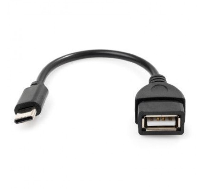 Vinga Дата кабель OTG USB 2.0 AF to Type-C Vinga (VCPDCOTGTCBK)