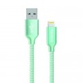 ColorWay Дата кабель USB 2.0 AM to Lightning mint ColorWay (CW-CBUL004-MT)