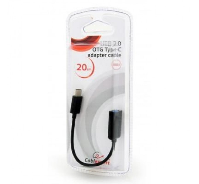Cablexpert Дата кабель OTG USB 2.0 AF to Type-C 0.2m Cablexpert (AB-OTG-CMAF2-01)