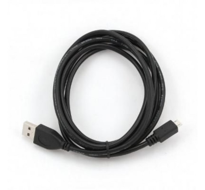Дата кабель USB 2.0 AM to Micro 5P 0.1m Cablexpert (CCP-mUSB2-AMBM-0.1M)
