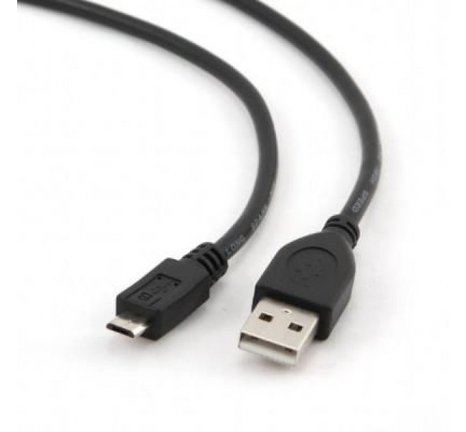Дата кабель USB 2.0 AM to Micro 5P 0.1m Cablexpert (CCP-mUSB2-AMBM-0.1M)