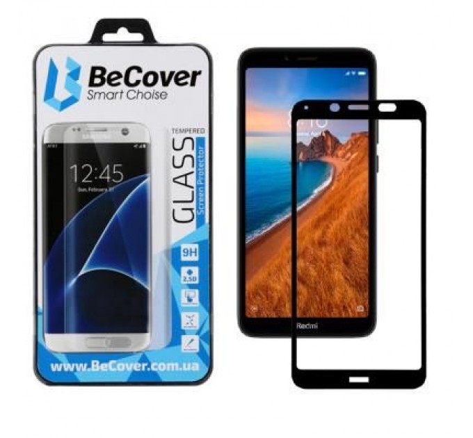 BeCover Скло захисне BeCover для Xiaomi Redmi 7A Black (703886)