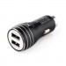 Vinga Зарядний пристрій Vinga Dual USB Car Charger aluminium 15.5W Max (VCCAABK)