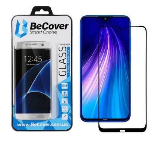 BeCover Скло захисне BeCover Xiaomi Redmi Note 8T Black (704525)