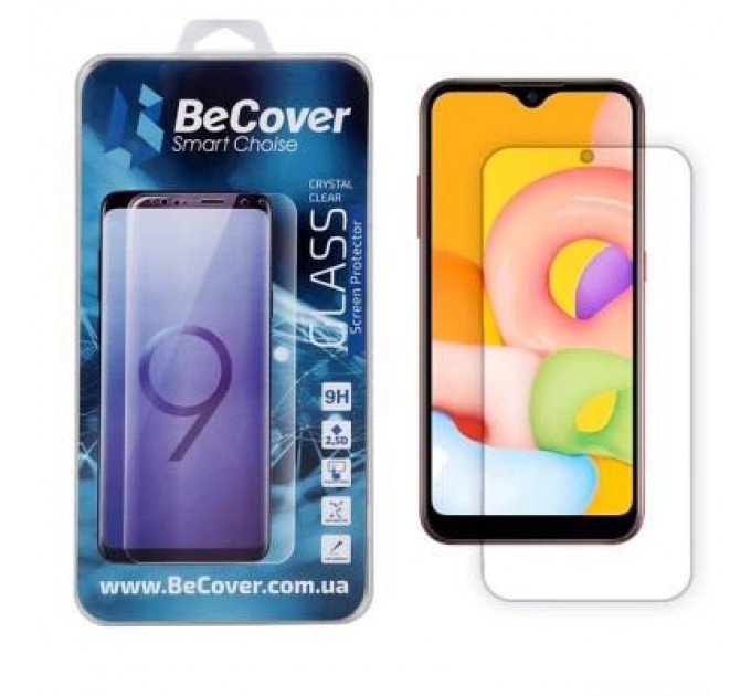 BeCover Скло захисне BeCover Samsung Galaxy A01 SM-A015 Crystal Clear Glass (704667)