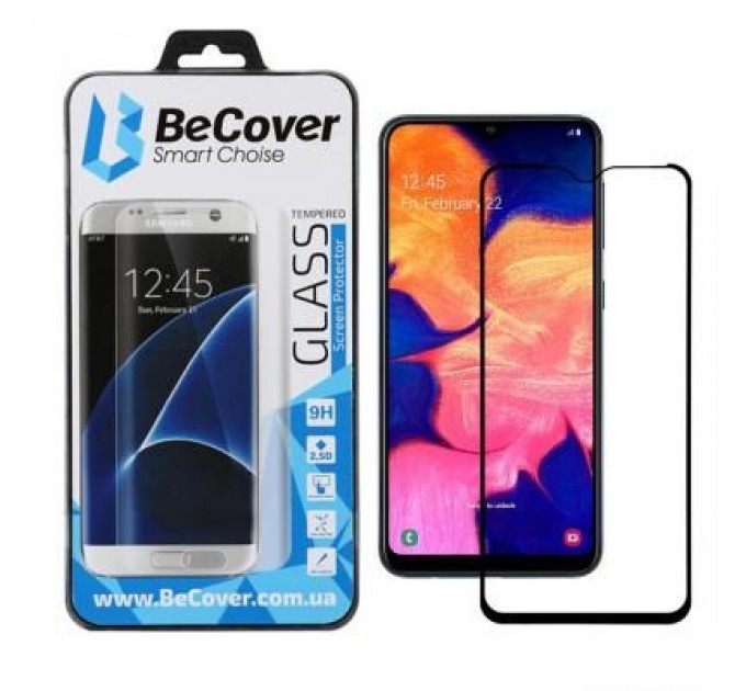 BeCover Скло захисне BeCover Samsung Galaxy A10 SM-A105 Black (703677)