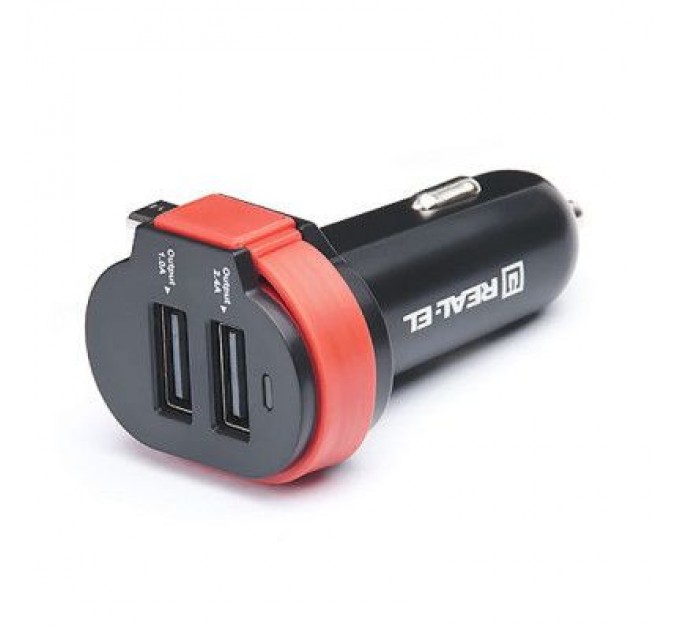 REAL-EL Зарядний пристрій REAL-EL CA-35 black (EL123160012)