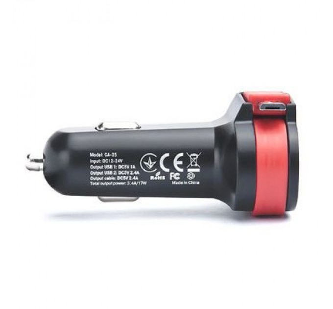 REAL-EL Зарядний пристрій REAL-EL CA-35 black (EL123160012)