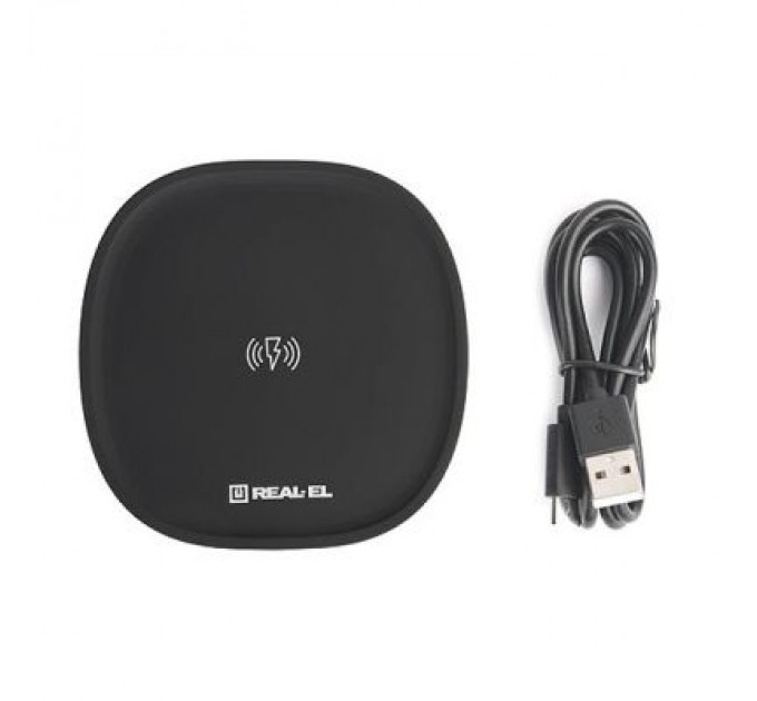 REAL-EL Зарядний пристрій REAL-EL WL-740 black (EL123160019)
