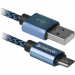 Defender Дата кабель USB 2.0 AM to Micro 5P 1.0m USB08-03T blue Defender (87805)