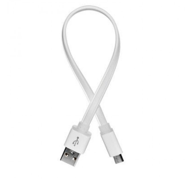 ColorWay Дата кабель USB 2.0 AM to Micro 5P 0.25m white ColorWay (CW-CBUM-MUM25W)