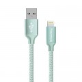 ColorWay Дата кабель USB 2.0 AM to Lightning 2.0m mint ColorWay (CW-CBUL007-MT)