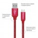 Дата кабель USB 2.0 AM to Micro 5P 2.0m red ColorWay (CW-CBUM009-RD)