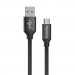 ColorWay Дата кабель USB 2.0 AM to Micro 5P 2.0m black ColorWay (CW-CBUM009-BK)
