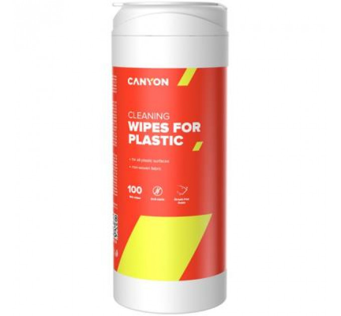 Серветки Canyon Plastic Cleaning Wipes, 100 wipes (CNE-CCL12)