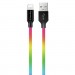ColorWay Дата кабель USB 2.0 AM to Lightning 1.0m multicolor ColorWay (CW-CBUL016-MC)