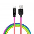 ColorWay Дата кабель USB 2.0 AM to Lightning 1.0m multicolor ColorWay (CW-CBUL016-MC)