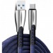 ColorWay Дата кабель USB 2.0 AM to Type-C 1.0m zinc alloy blue ColorWay (CW-CBUC012-BL)