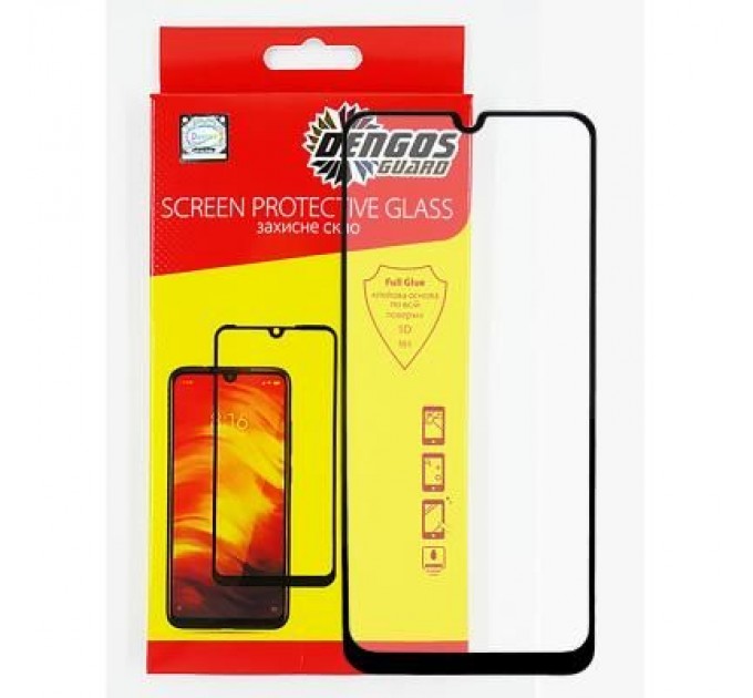 Dengos Скло захисне Dengos Full Glue для OPPO A31 (black) (TGFG-120)