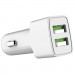 ColorWay Зарядний пристрій ColorWay 2USB AUTO ID 2.4A (12W) white (CW-CHA009-WT)