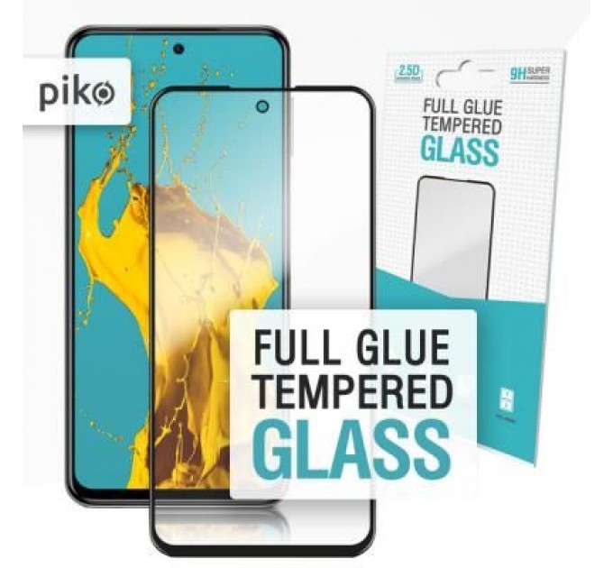 Piko Скло захисне Piko Full Glue Xiaomi Redmi Note 9 Pro black (1283126501883)