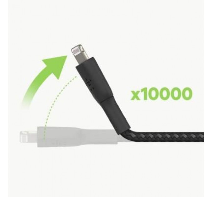 Belkin Дата кабель USB 2.0 AM to Lightning 1.0m black Belkin (CAA002BT1MBK)