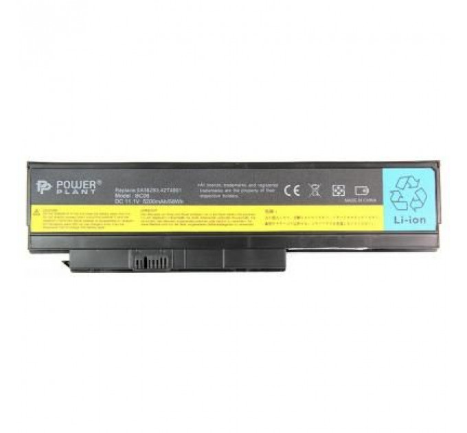 Акумулятор до ноутбука IBM/LENOVO ThinkPad X230 (0A36281) 11.1V 5200mAh PowerPlant (NB480180)