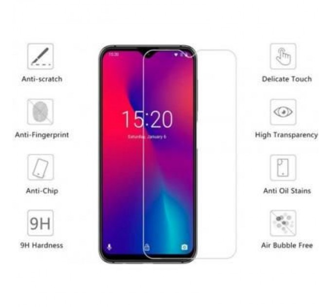 Drobak Скло захисне Drobak Blackview A80 Pro Tempered glass (222235) (222235)