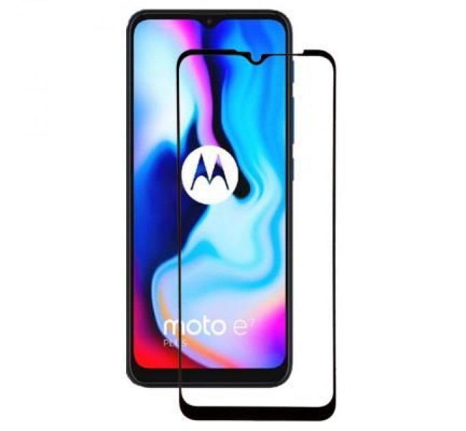 BeCover Скло захисне BeCover Motorola Moto E7 Plus Black (705241)