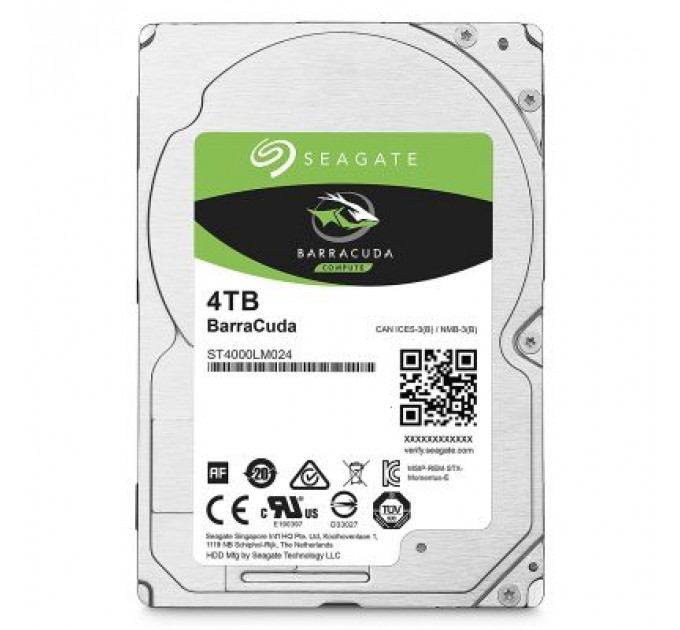 Жорсткий диск для ноутбука 2.5" 4TB Seagate (ST4000LM024)