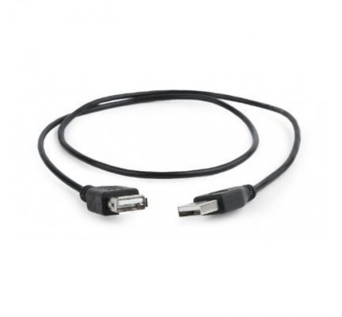 Cablexpert Дата кабель USB 2.0 AM/AF 0.75m Cablexpert (CC-USB2-AMAF-75CM/300-BK)
