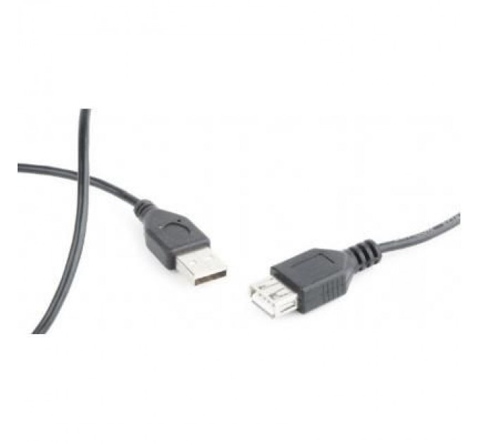 Cablexpert Дата кабель USB 2.0 AM/AF 0.75m Cablexpert (CC-USB2-AMAF-75CM/300-BK)